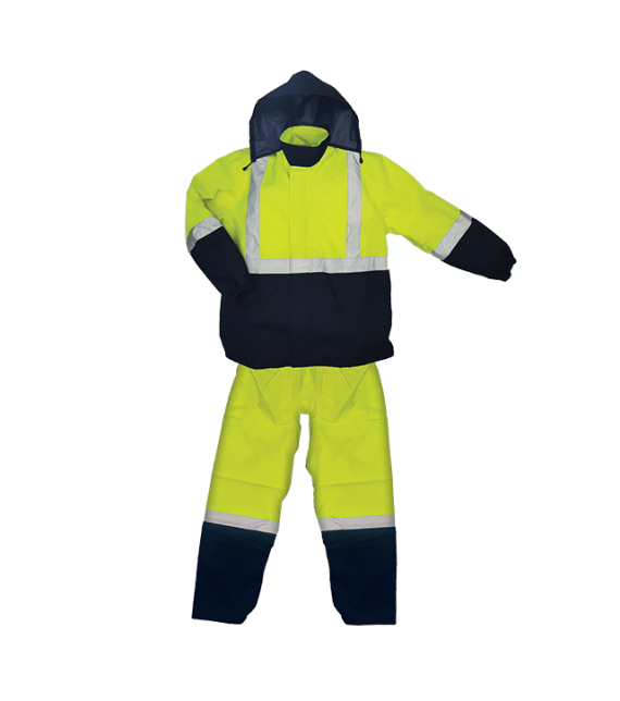 2pc 2-Tone Hi-Viz Rainsuit