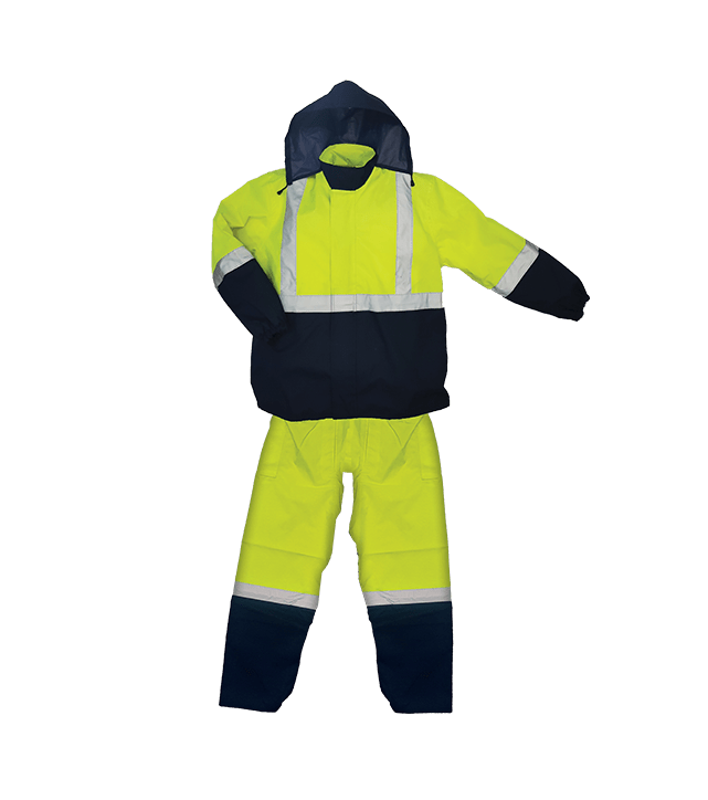 2pc 2-Tone Hi-Viz Rainsuit